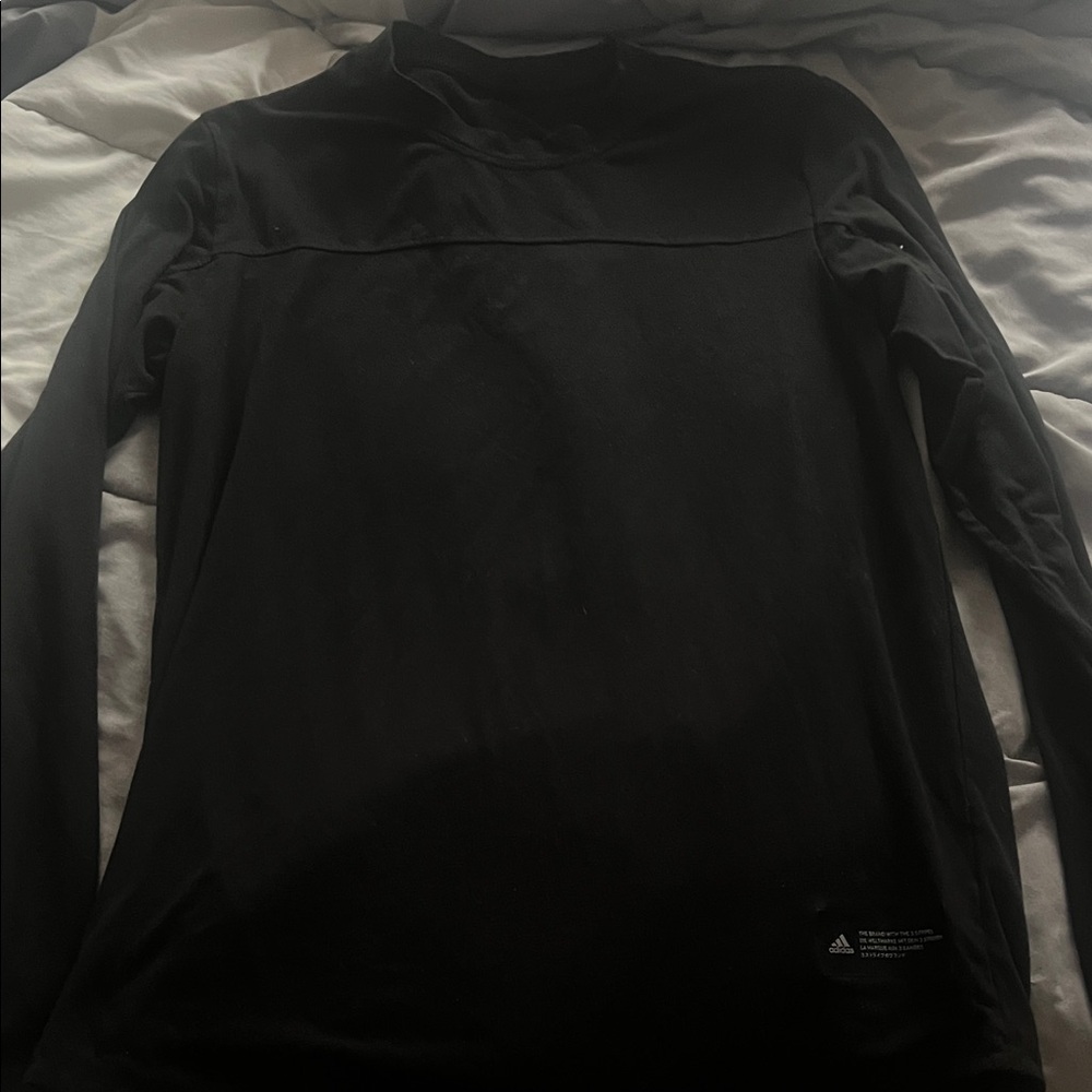 Adidas Classic Black Long Sleeve Shirt